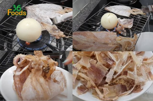 nuong-muc-kho-va-hanh-tay
